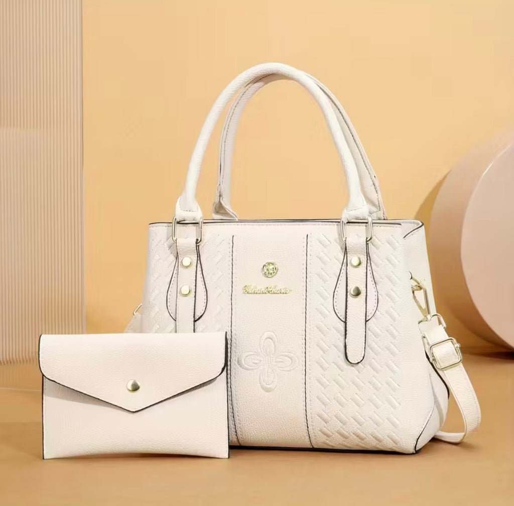 Women’s Faux Leather Shoulder Bag – Everyday Crossbody Handbag SKU SM2150