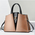 Premium Crocodile Leather Handbag – Luxury Structured Designer Bag for Women SKU SM2146