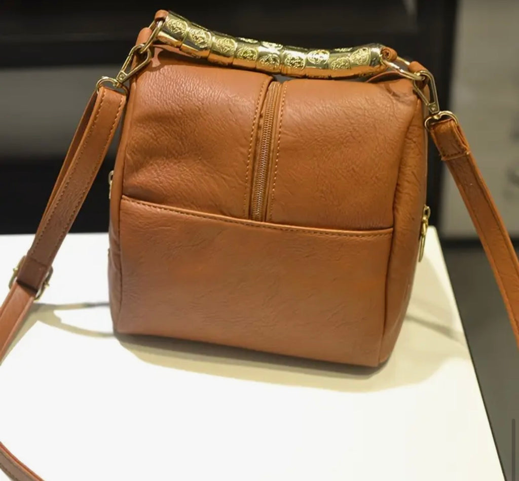 Cowgirl Faux Leather Tassel Handbag – Brown or Black SKU SM2141