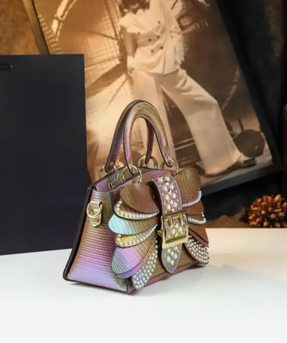 Multicoloured Gemstone & Rhinestone Statement Clutch SKU SM2142