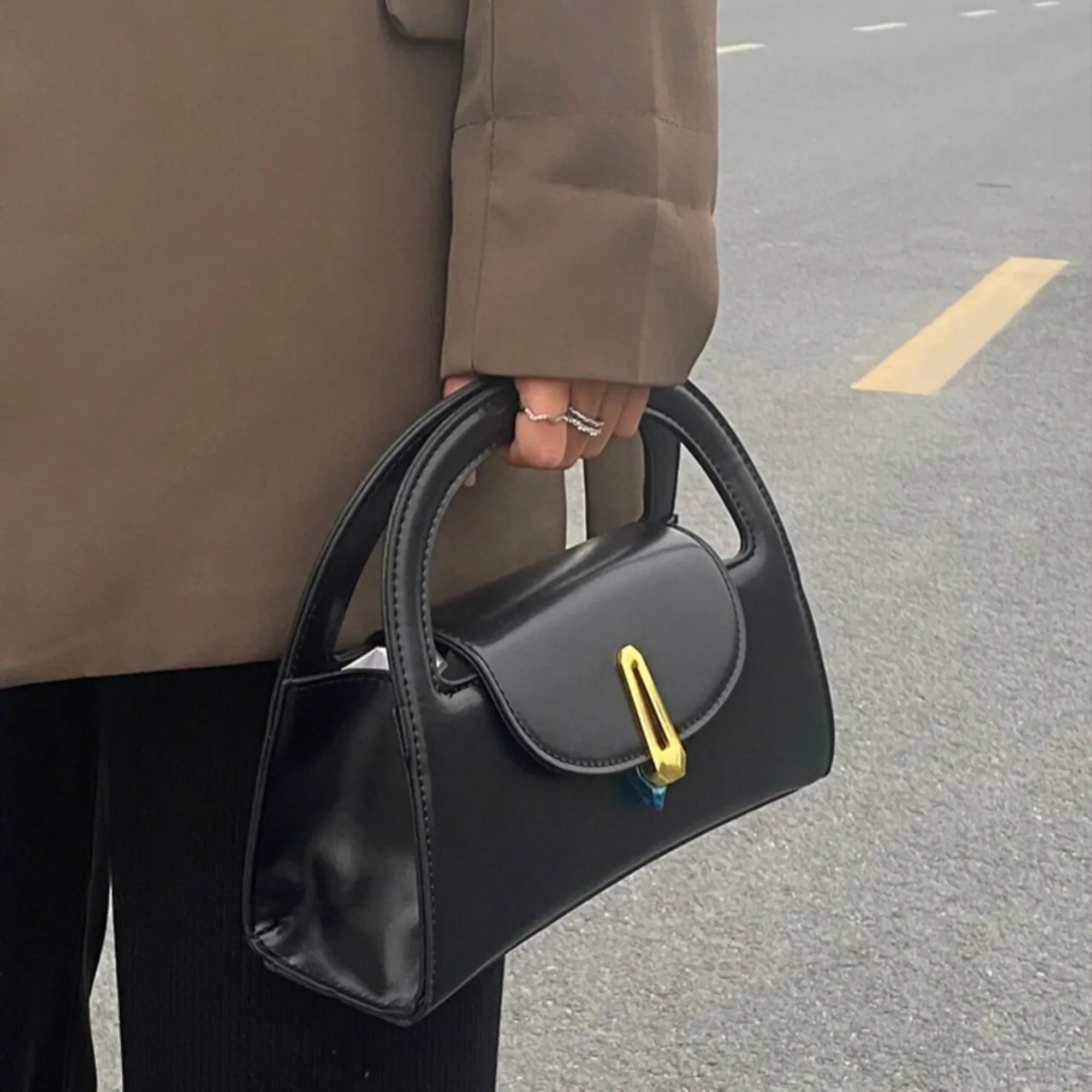 Handbags For Women NEW Designer Luxury Small Shoulder Sling Bag Women's Vintage Crossbody For Woman Y2K Goth Techwear Gothic SKU SM1235