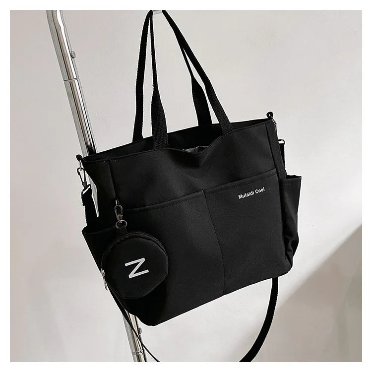 Women Shoulder Crossbody Bag Japanese Canvas Tote Messenger Bag for Student 2024 Ladies Hand Bags Female Handbag Bolsa Feminina SKU SM1234