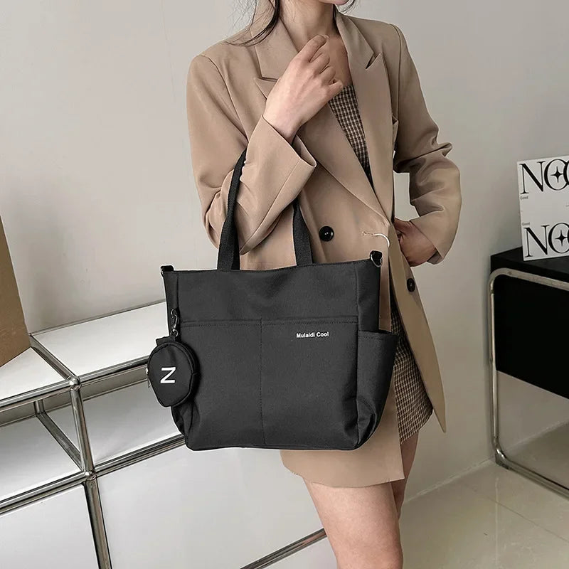 Women Shoulder Crossbody Bag Japanese Canvas Tote Messenger Bag for Student 2024 Ladies Hand Bags Female Handbag Bolsa Feminina SKU SM1234